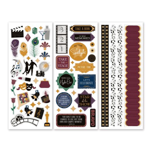 Art Nouveau Designer Stickers — Scrapbooking With Lanita