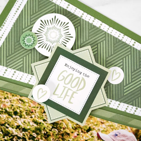 Green Tonal Scrapbook Paper: Totally Tonal Kelly Green - Creative